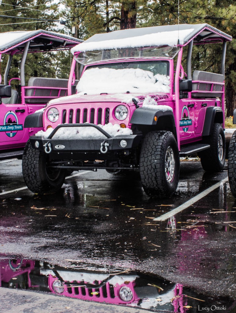 13h51 Pink jeep du Grand Canyon