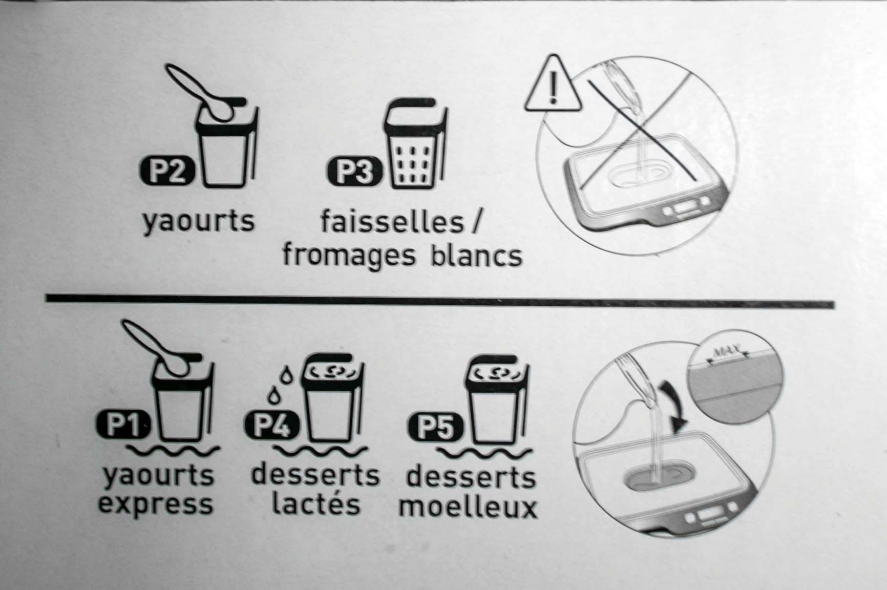 Yaourts au Chocolat Multidélices Express Compact SEB, Recette